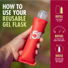 Reusable Gel Flask