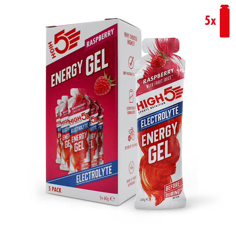 High 5 Energy Gel Electrolyte 5 Pack