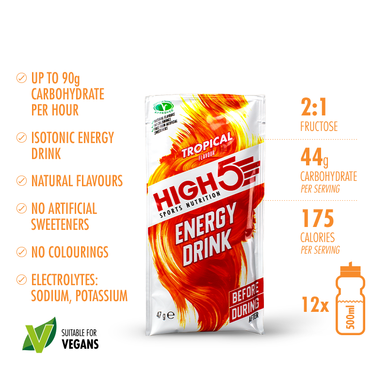 Energy Drink 2 1 Fructose Great Tasting Energy Nutrition HIGH5