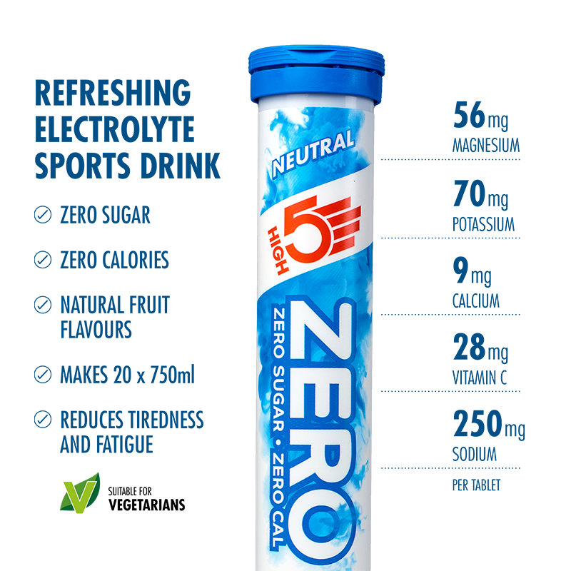 Zero Tablets ZERO | Electrolyte Drink Tablets | Sugar Free Hydration | HIGH5